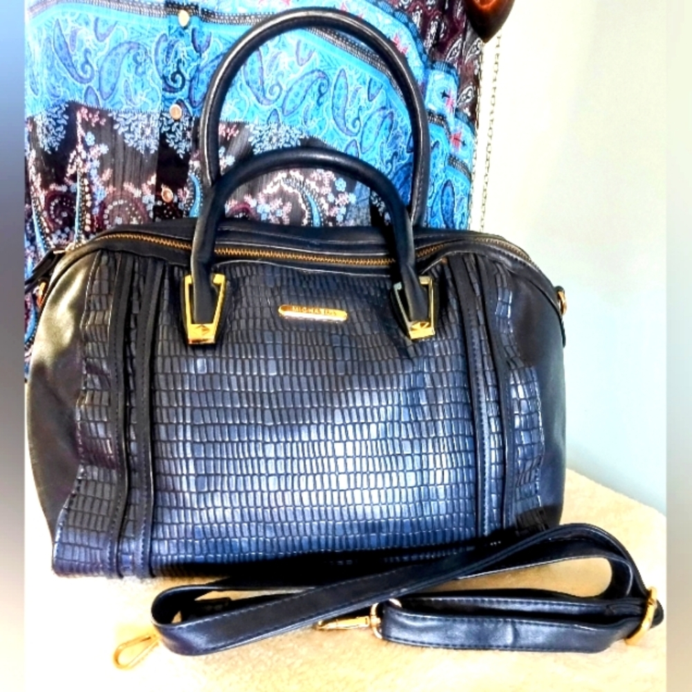 Michaela's Elegant Dark Blue Bag